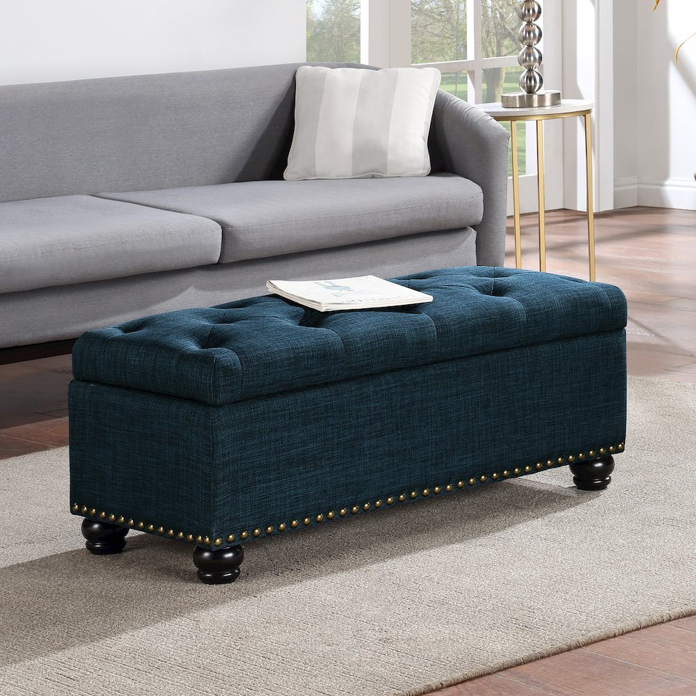 Designs4Comfort 9th Avenue Storage Ottoman Bench. Picture 2