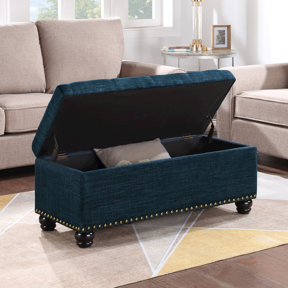 Designs4Comfort 9th Avenue Storage Ottoman Bench. Picture 5