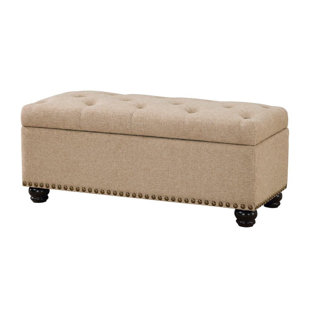 Designs4Comfort 9th Avenue Storage Ottoman Bench. Picture 1