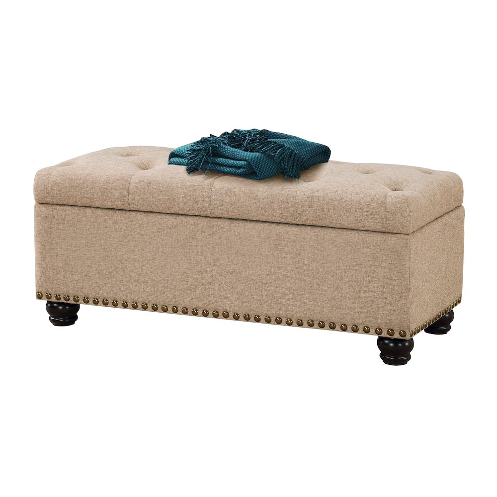 Designs4Comfort 9th Avenue Storage Ottoman Bench. Picture 3