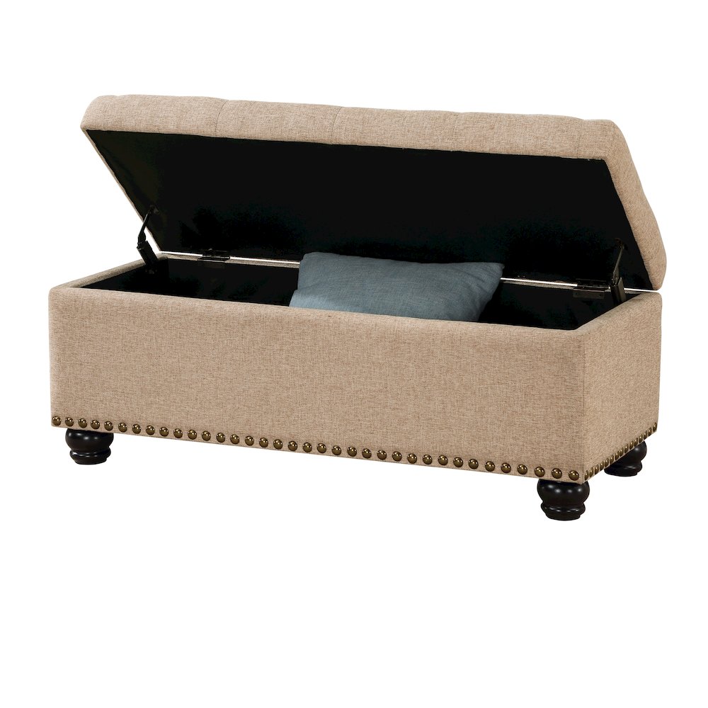Designs4Comfort 9th Avenue Storage Ottoman Bench. Picture 5