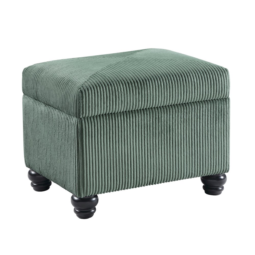 Designs4Comfort Corduroy 5th Avenue Storage Ottoman. Picture 1