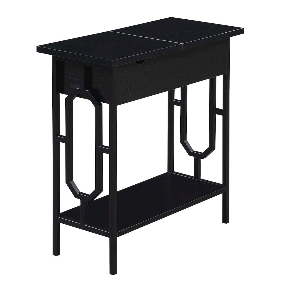Omega Flip Top End Table with Charging Station*. Picture 1