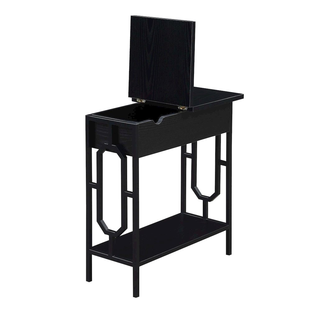 Omega Flip Top End Table with Charging Station*. Picture 4