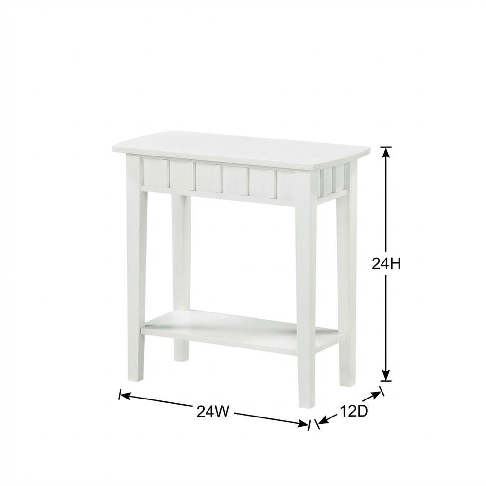 Wooden End Table with Flat Surface for Living Room and Bedroom Use. Picture 7
