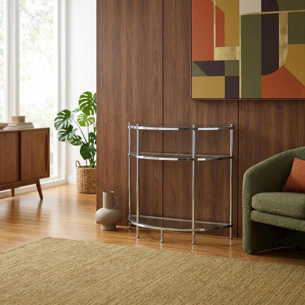 Accent table in sleek design with sturdy construction for versatile space use. Picture 3
