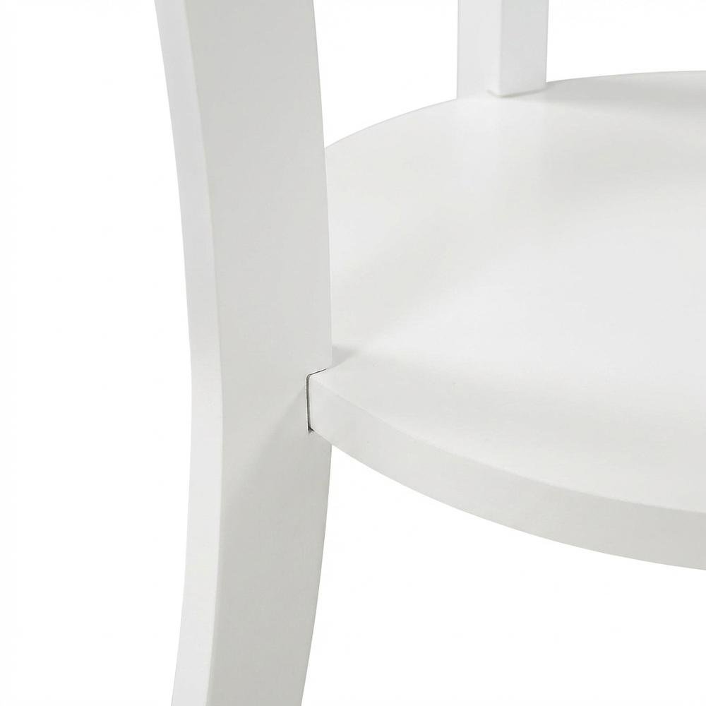 Round End Table in Contemporary Finish with Sturdy Surface for Living Room. Picture 6