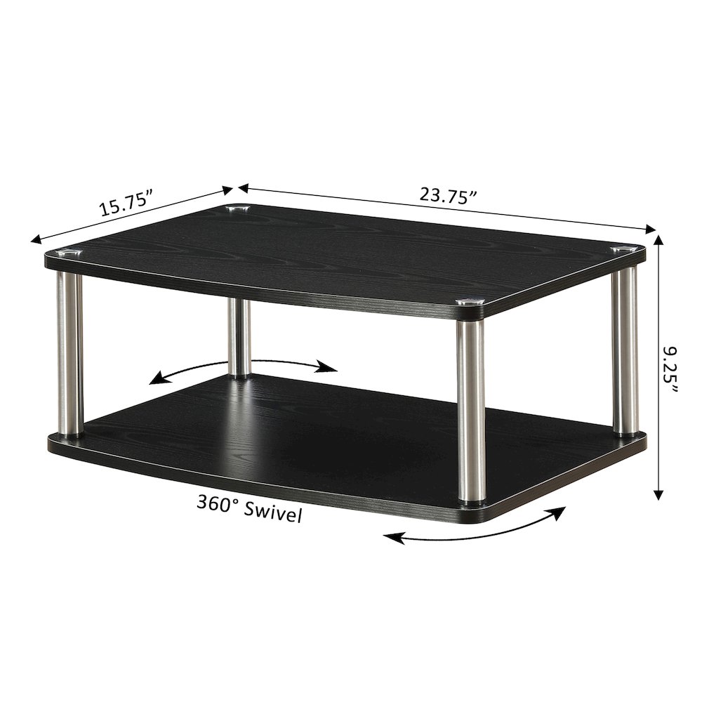 Designs2Go Double Tier Swivel Riser for TVs up to 26 Inches. Picture 5