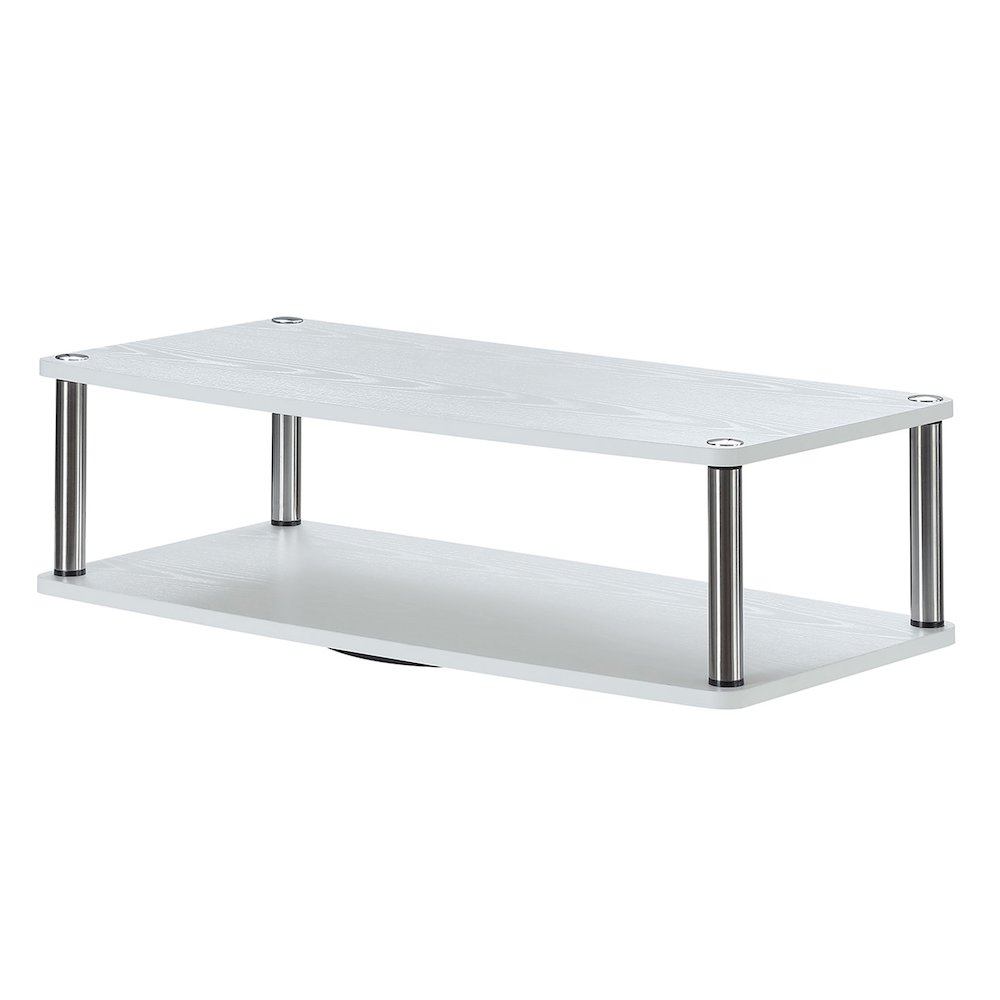 Designs2Go XL Double Tier Swivel Riser for TVs up to 37 Inches. Picture 1