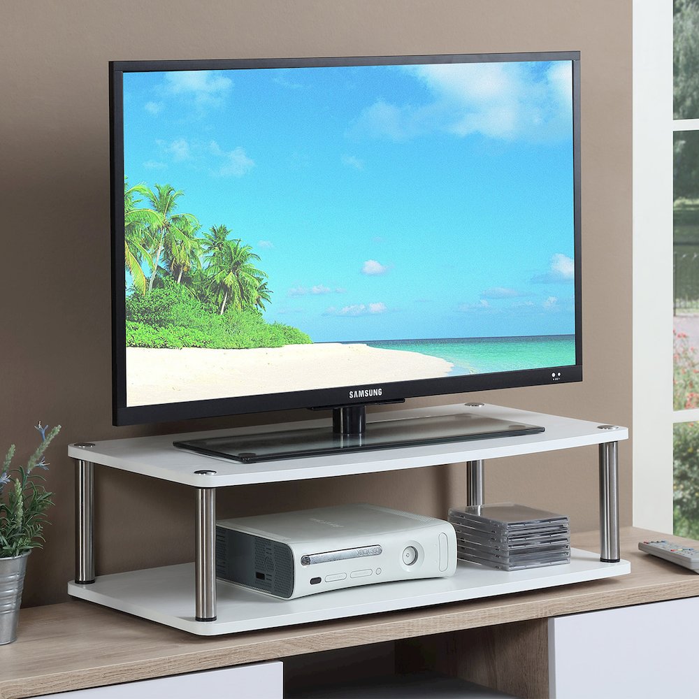 Designs2Go XL Double Tier Swivel Riser for TVs up to 37 Inches. Picture 2