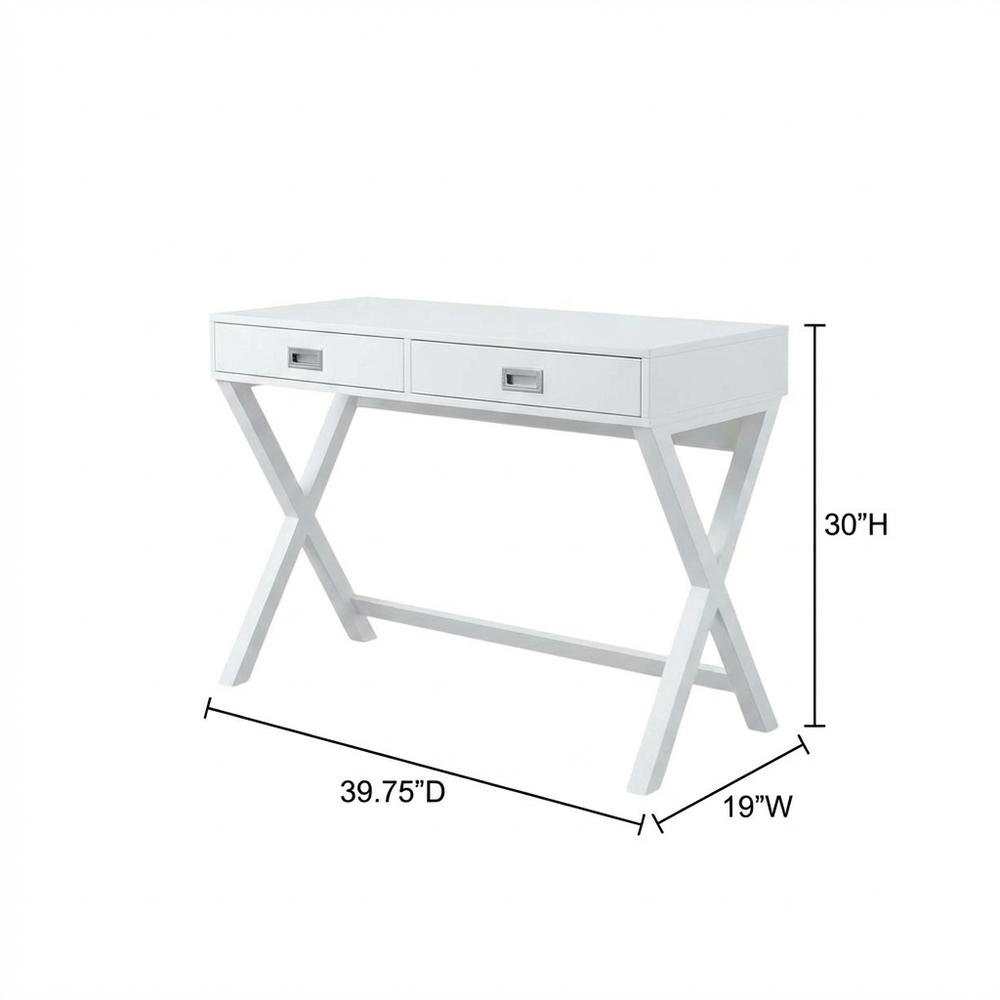 Durable Rubberwood Office Desk With Non-Lead Base Paint Finish. Picture 7