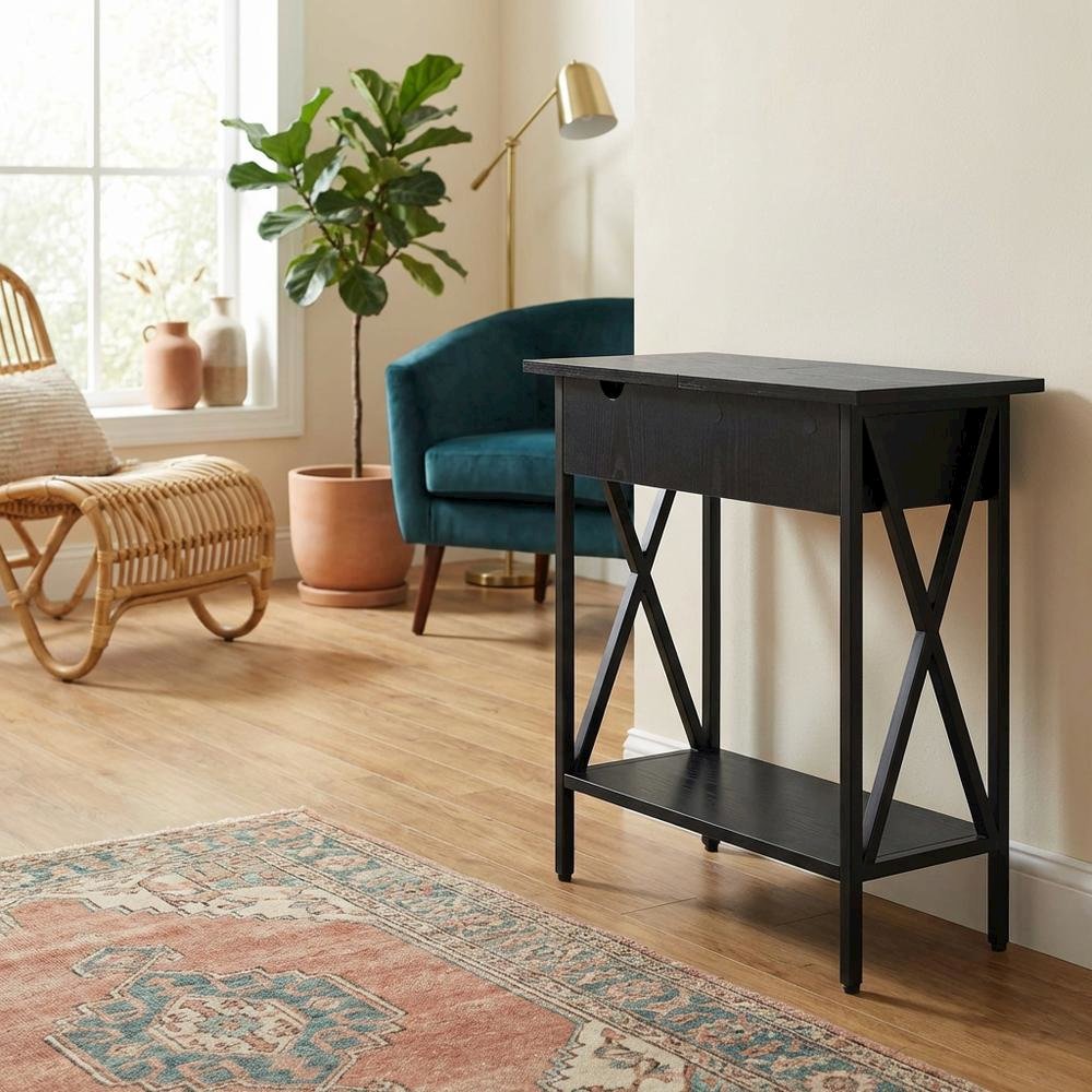 Contemporary Flip Top Coffee Table with Sturdy Construction and Compact Design. Picture 2