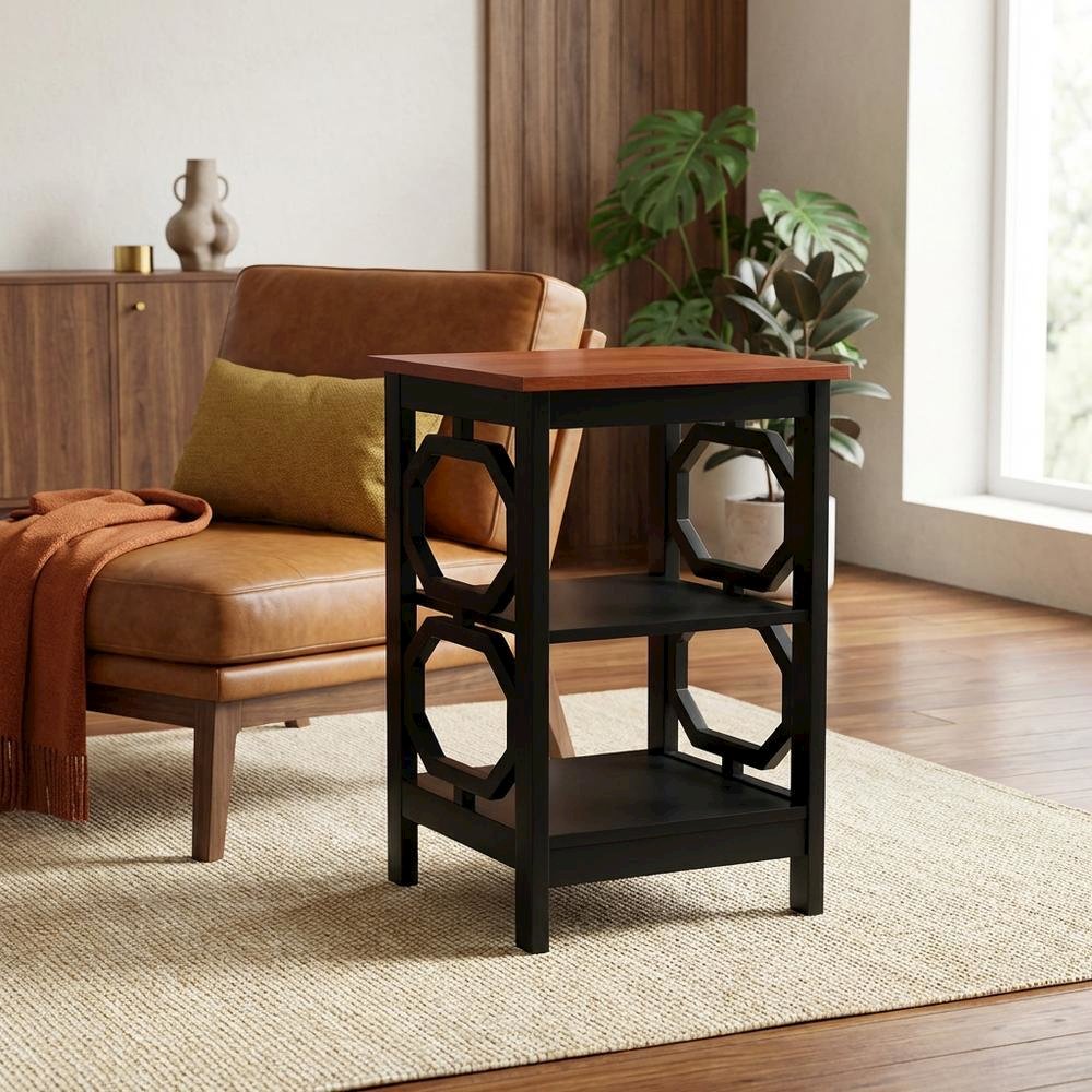 Wooden End Table with Sleek Design and Stable Construction. Picture 3