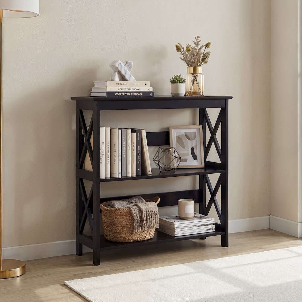 Oxford 3 Tier Bookcase. Picture 2