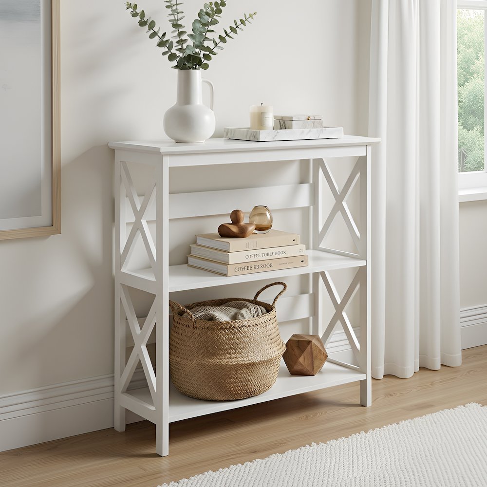 Oxford 3 Tier Bookcase. Picture 2