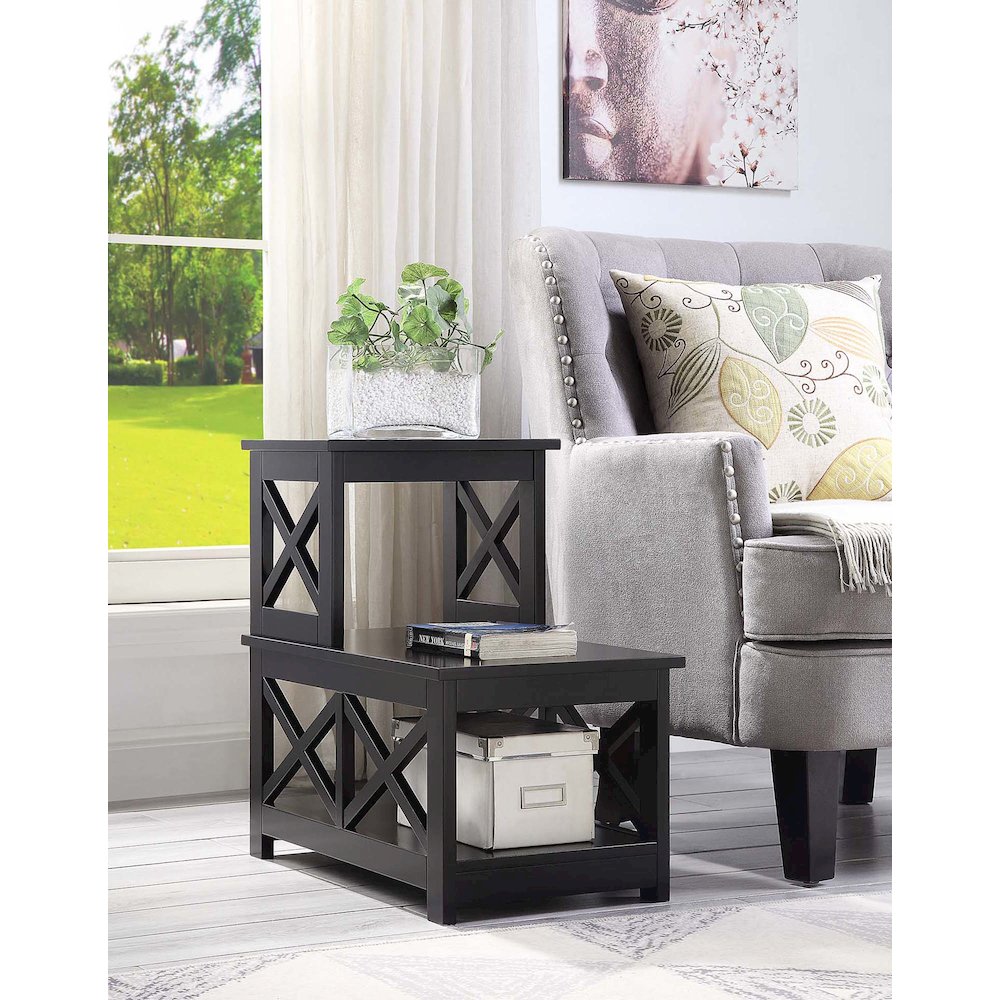 Oxford 2 Step Chairside End Table. Picture 2