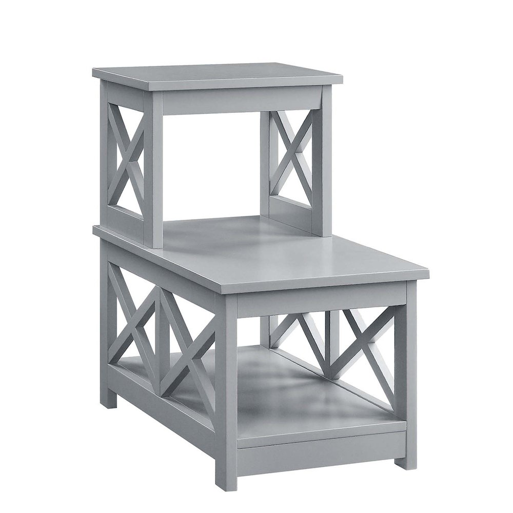 Oxford 2 Step Chairside End Table. Picture 1