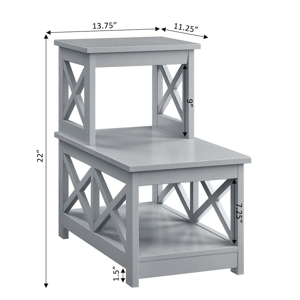 Oxford 2 Step Chairside End Table. Picture 5