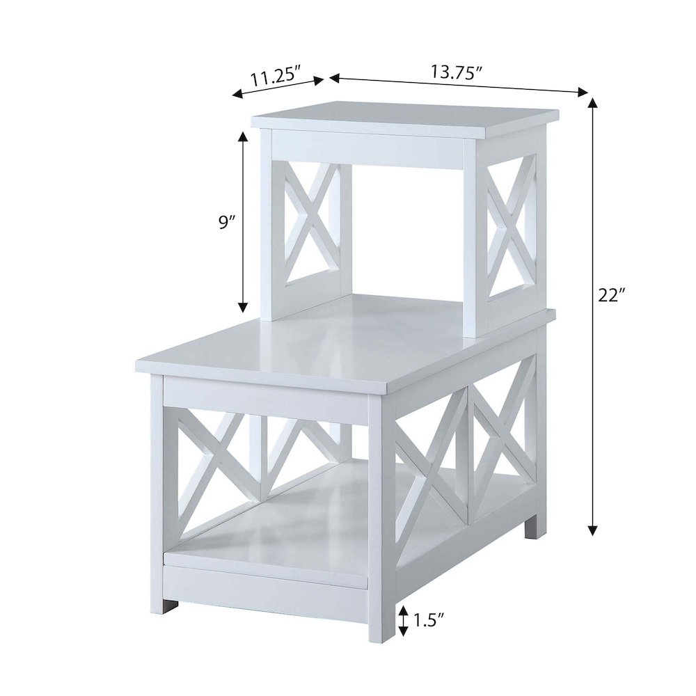 Oxford 2 Step Chairside End Table. Picture 6