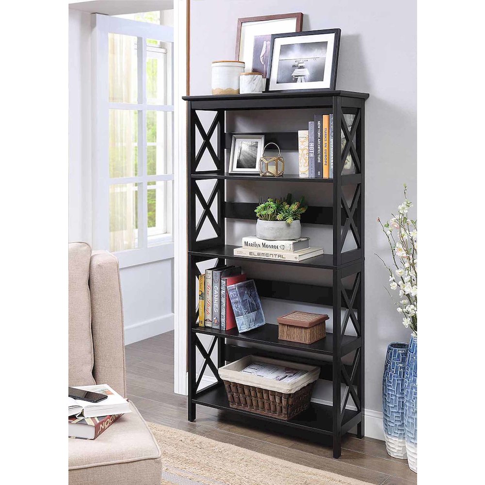 Oxford 5 Tier Bookcase. Picture 2