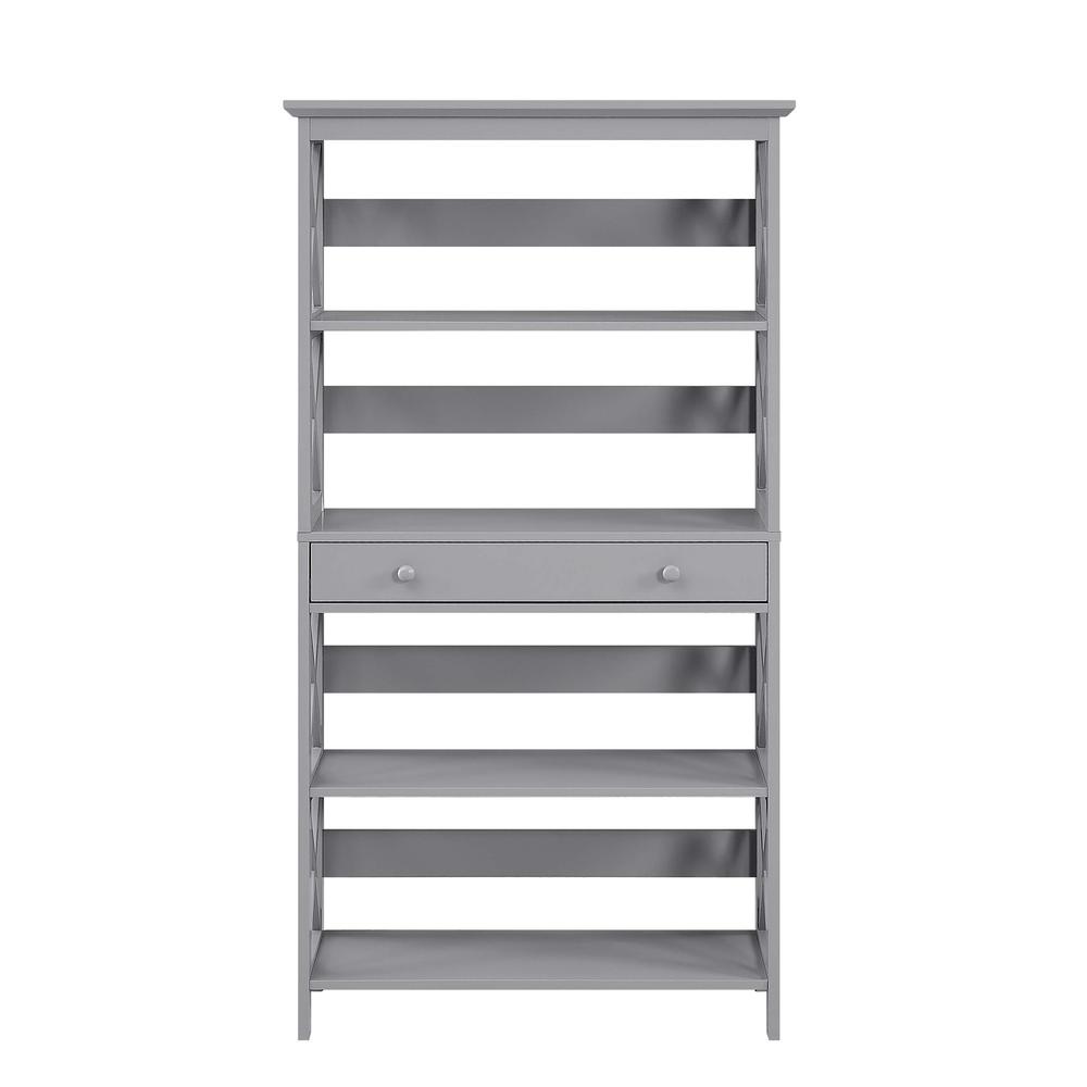 Oxford 5 Tier Bookcase with Drawer. Picture 7