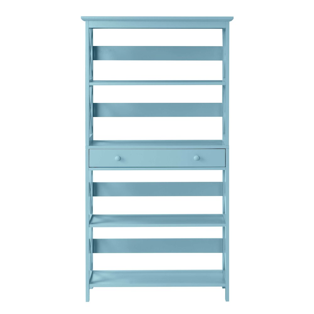 Oxford 5 Tier Bookcase with Drawer. Picture 4