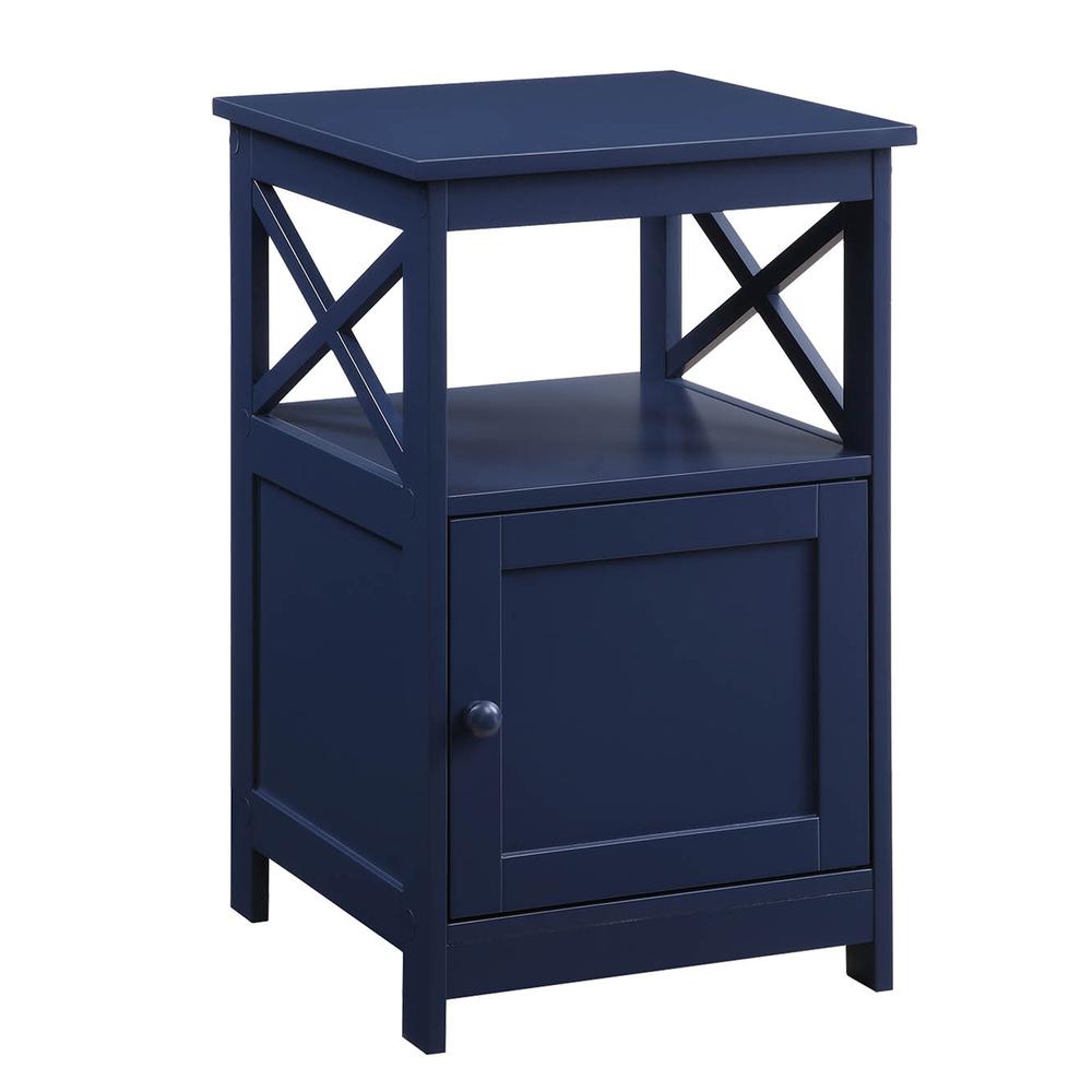 Oxford End Table with Cabinet. Picture 1