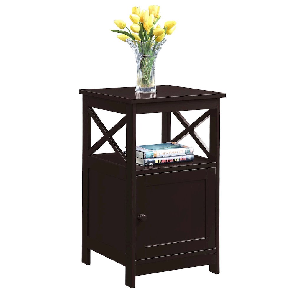 Oxford End Table with Cabinet. Picture 3