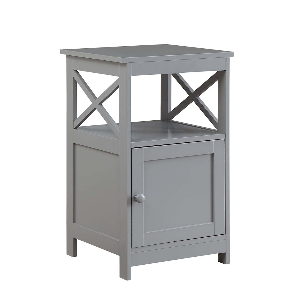 Oxford End Table with Cabinet. Picture 1