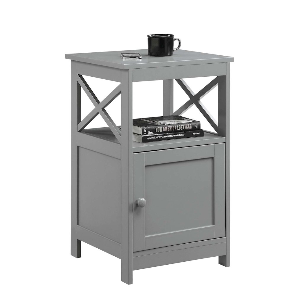 Oxford End Table with Cabinet. Picture 3