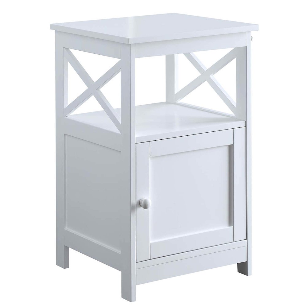 Oxford End Table with Cabinet. Picture 1