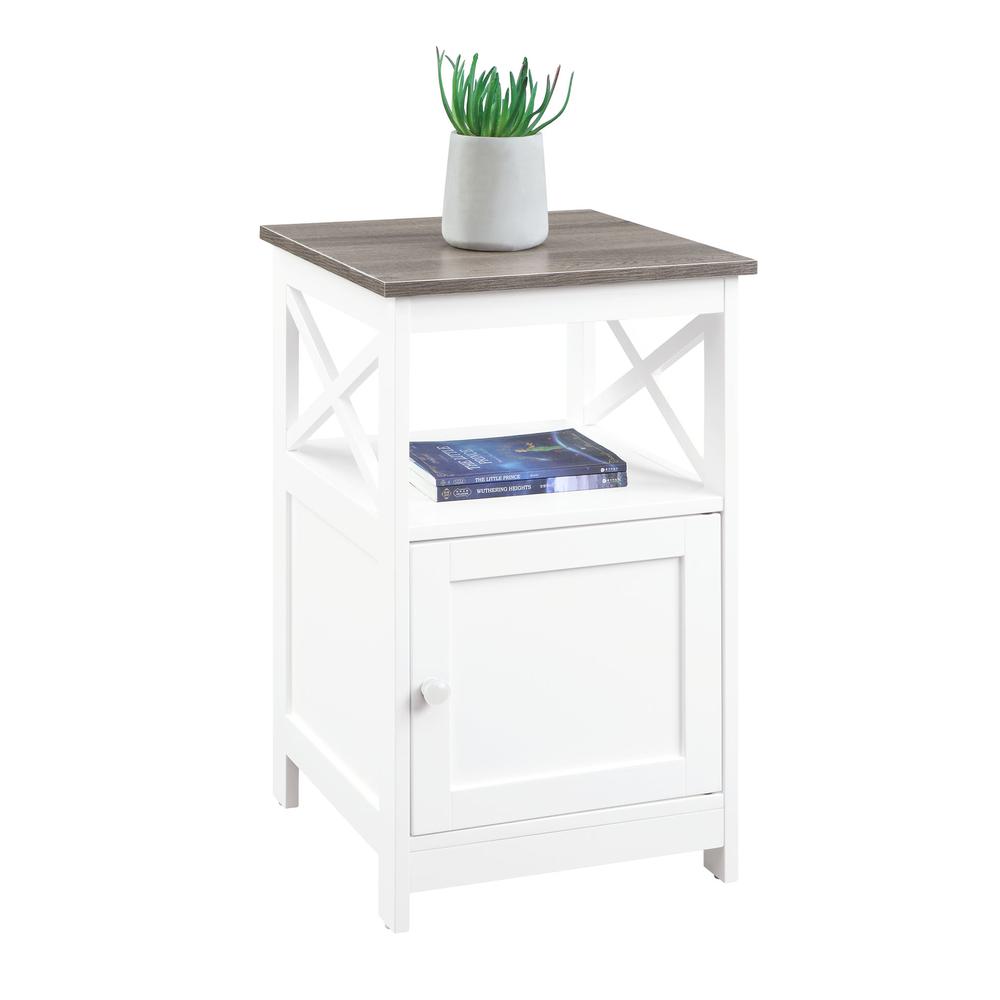Oxford End Table with Cabinet. Picture 2