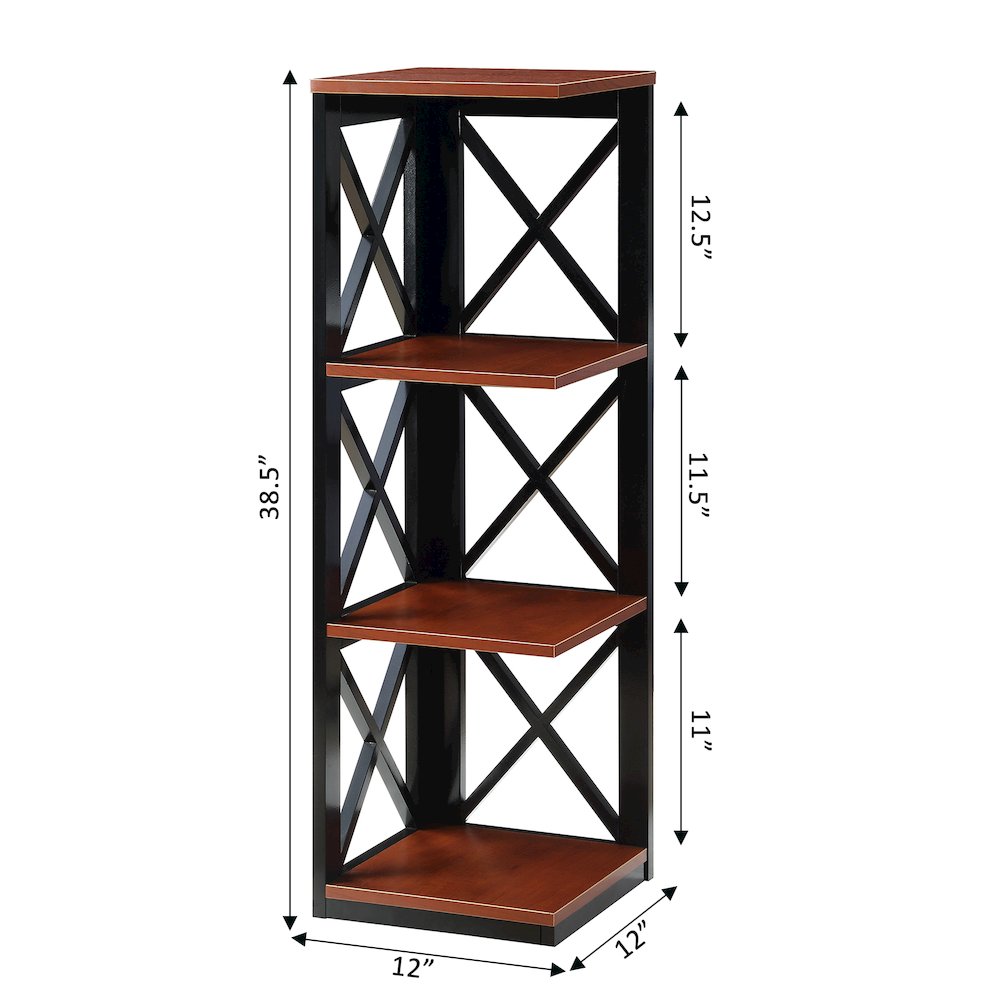 Oxford 3 Tier Corner Bookcase. Picture 7