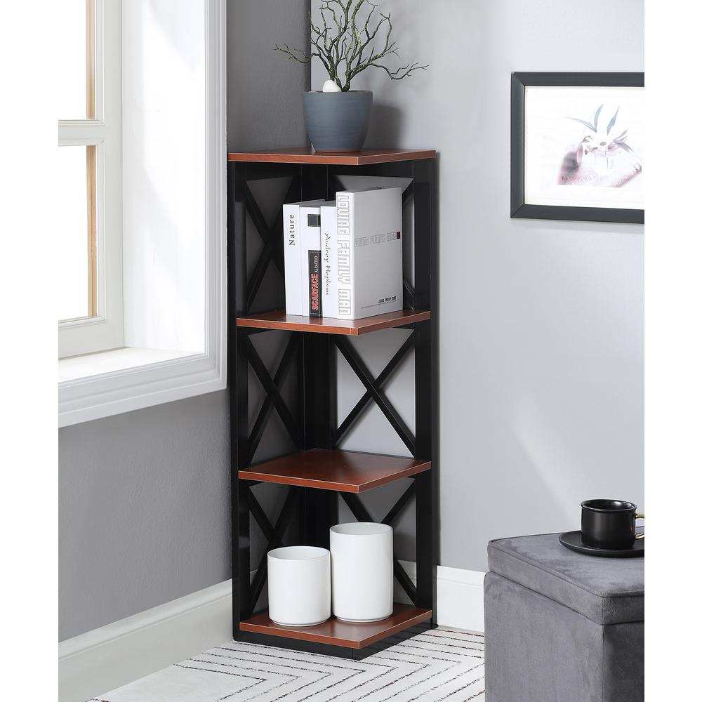 Oxford 3 Tier Corner Bookcase. Picture 4