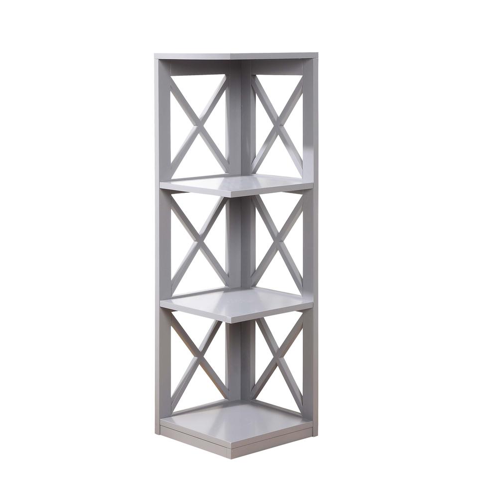 Oxford 3 Tier Corner Bookcase. Picture 3