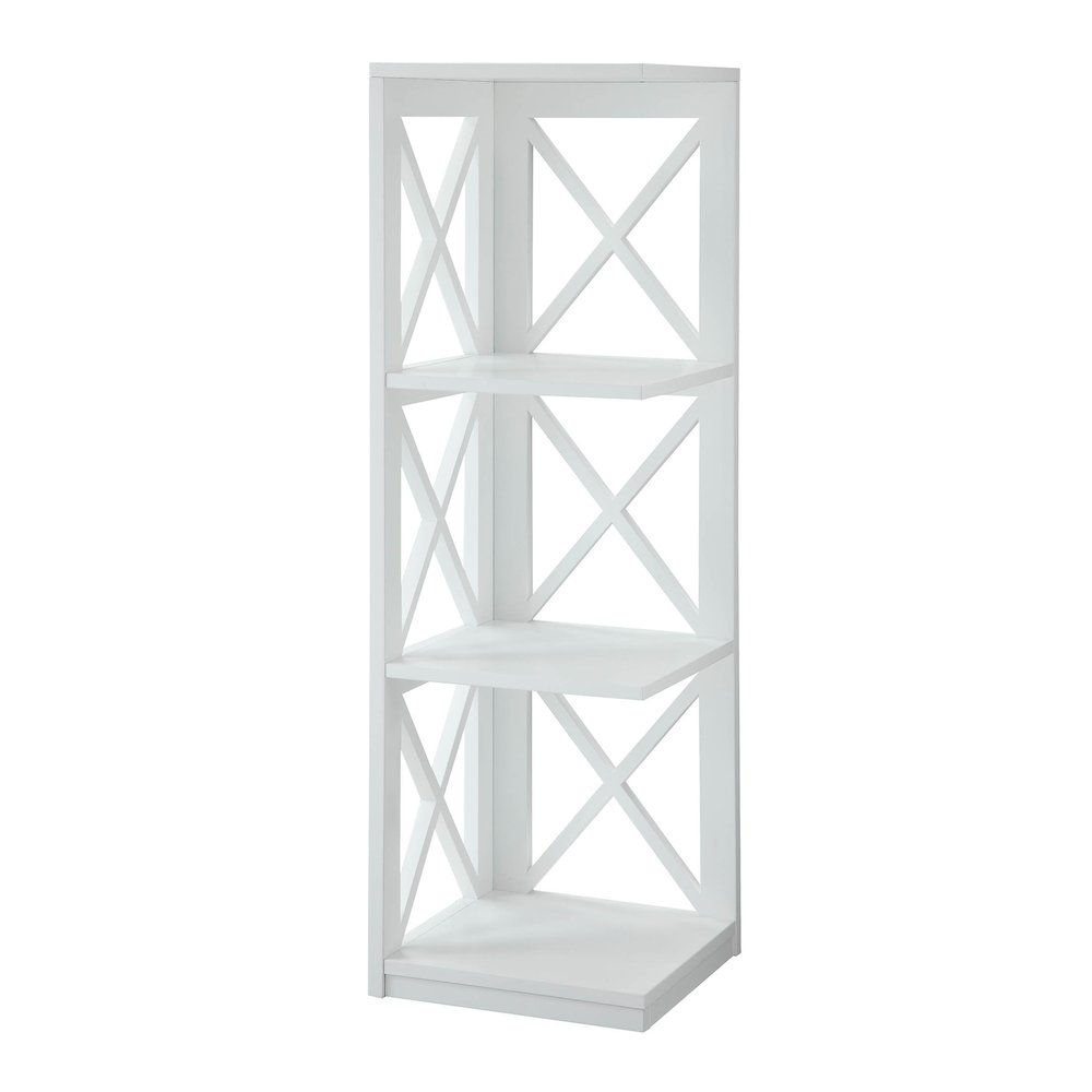 Oxford 3 Tier Corner Bookcase. Picture 1