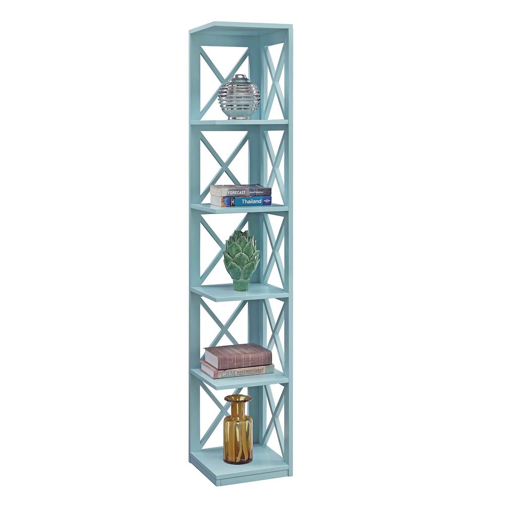 Oxford 5 Tier Corner Bookcase. Picture 3