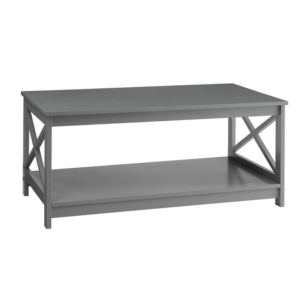 Oxford Coffee Table with Shelf. Picture 1