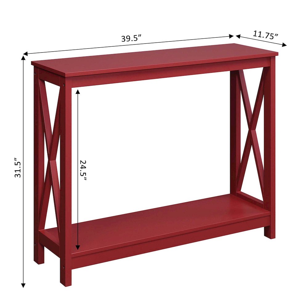 Oxford Console Table with Shelf. Picture 2