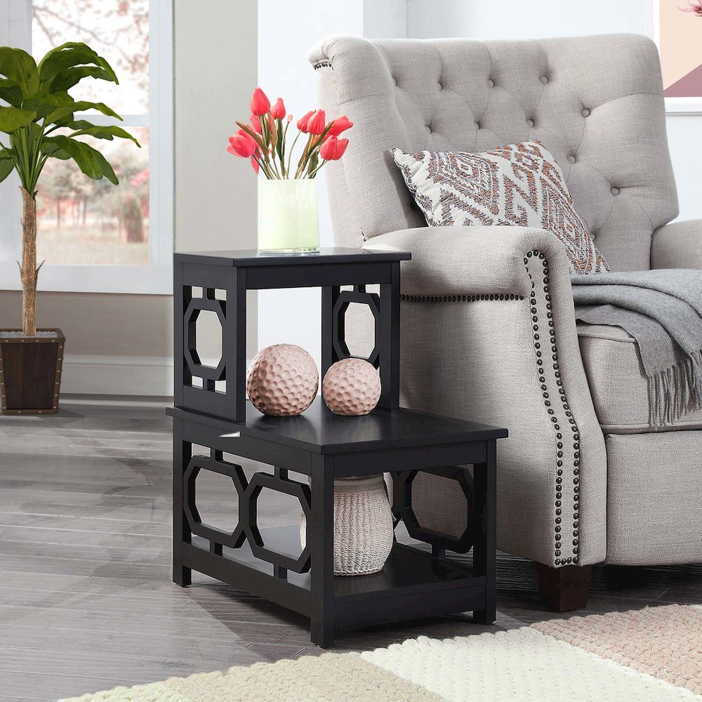 Omega 2 Step Chairside End Table. Picture 2
