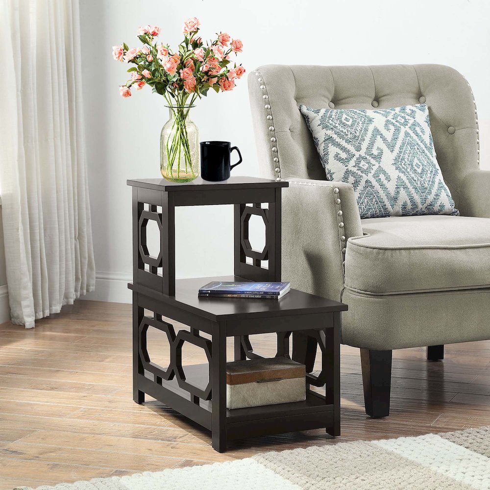 Omega 2 Step Chairside End Table.. Picture 2