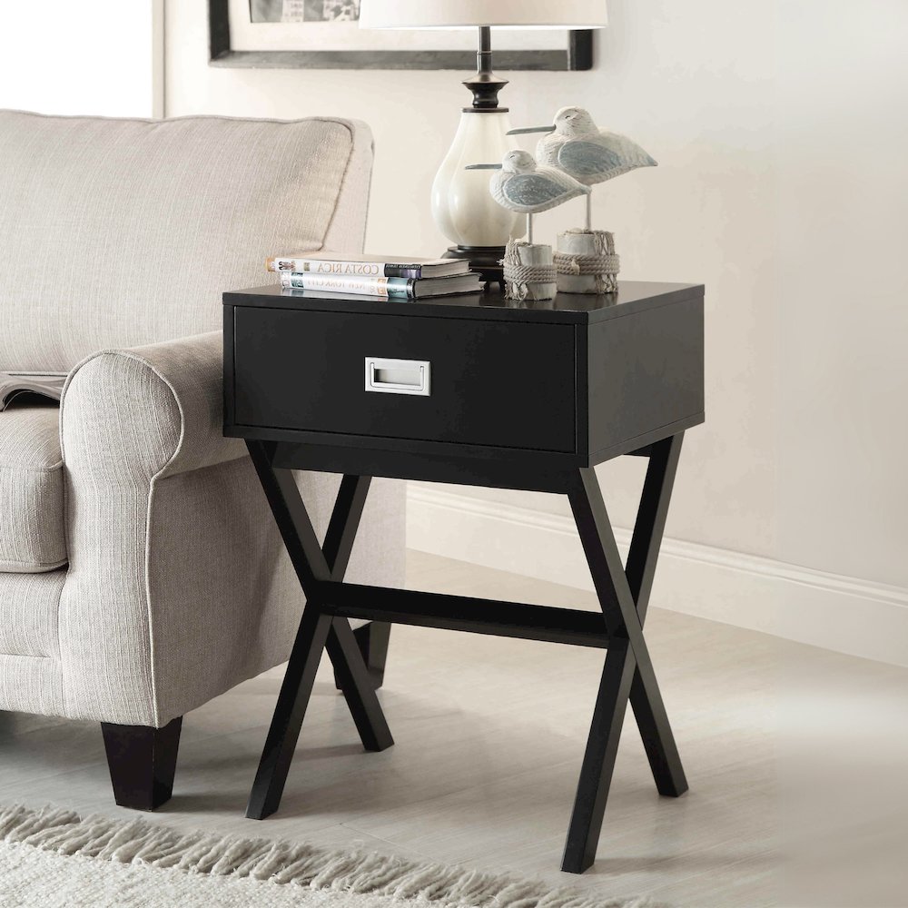 Designs2Go Landon 1 Drawer End Table. Picture 2