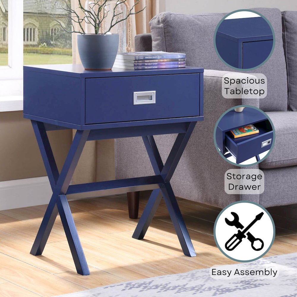 Designs2Go Landon 1 Drawer End Table. Picture 4