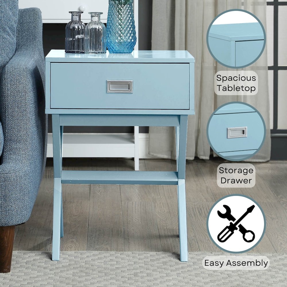 Designs2Go Landon 1 Drawer End Table. Picture 4