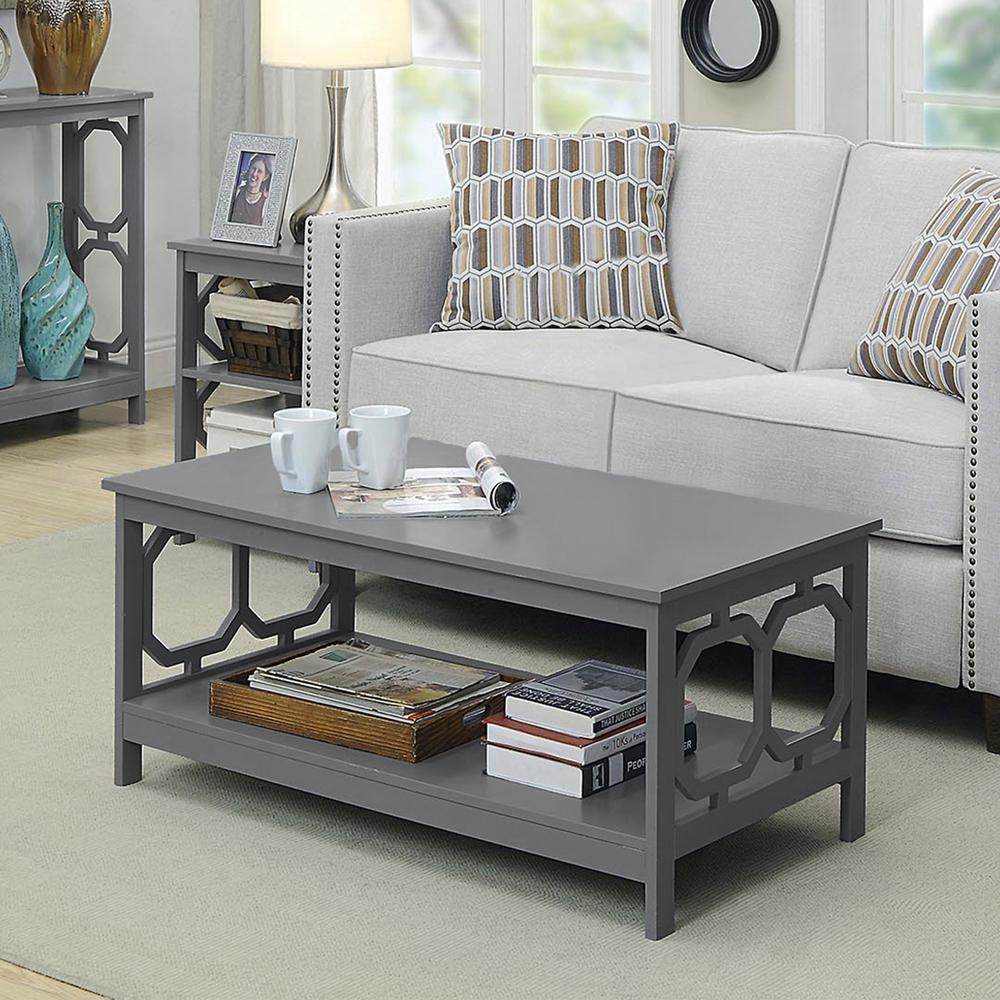 Omega Coffee Table with Shelf. Picture 2