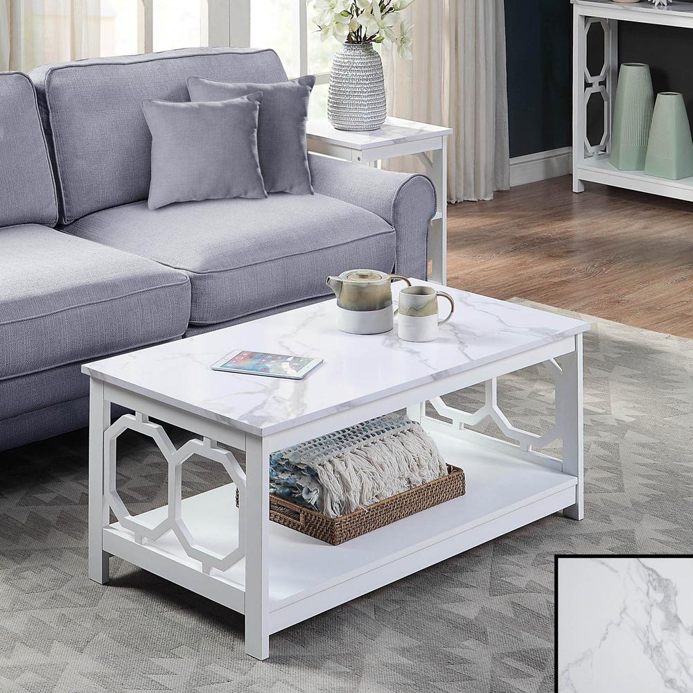 Omega Coffee Table with Shelf. Picture 3