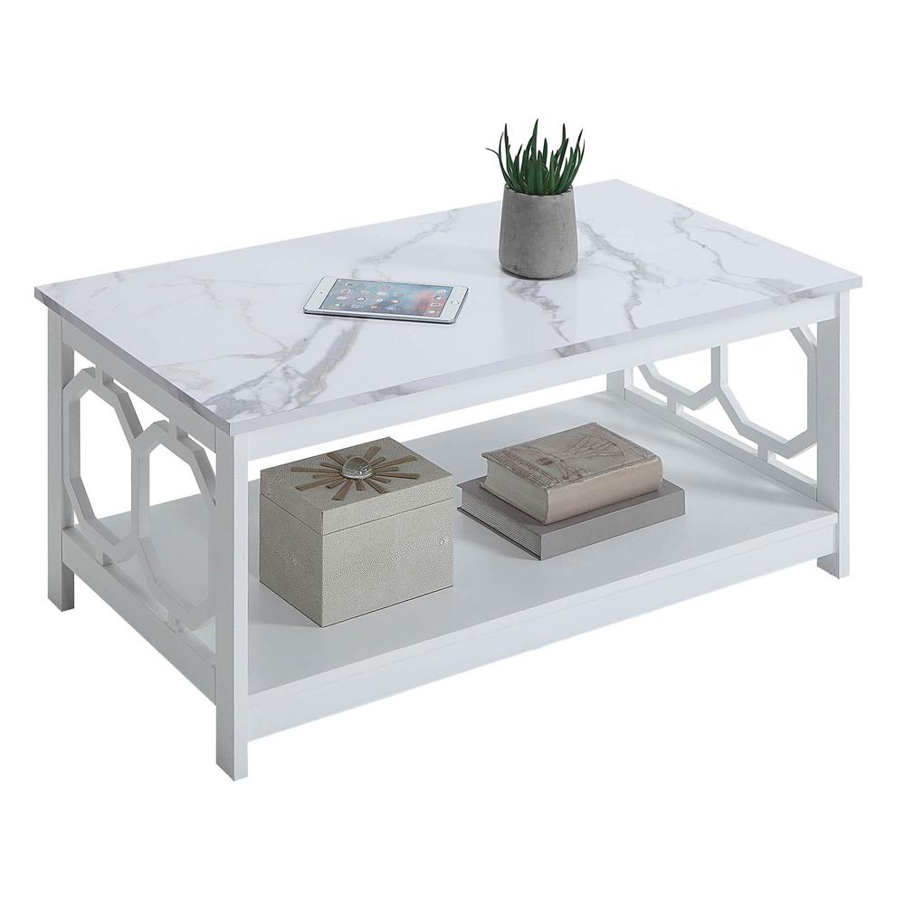 Omega Coffee Table with Shelf. Picture 1