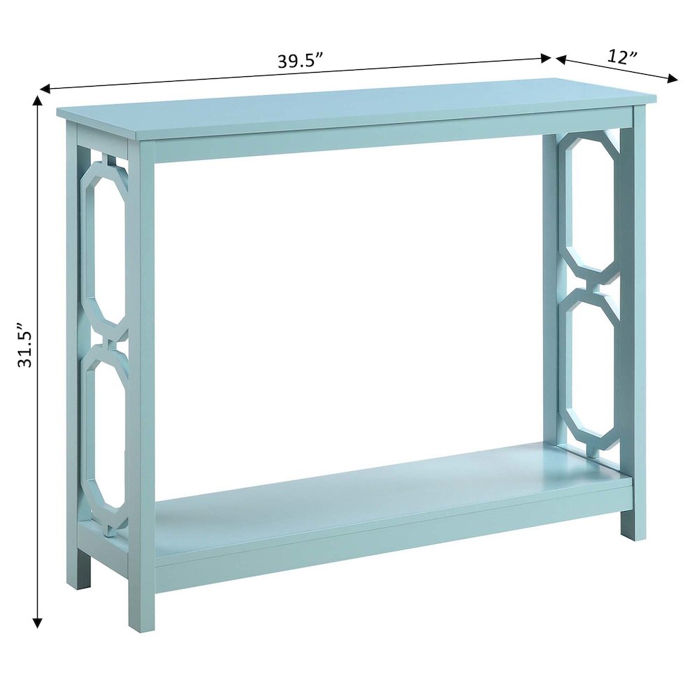 Omega Console Table, Seafoam. Picture 5