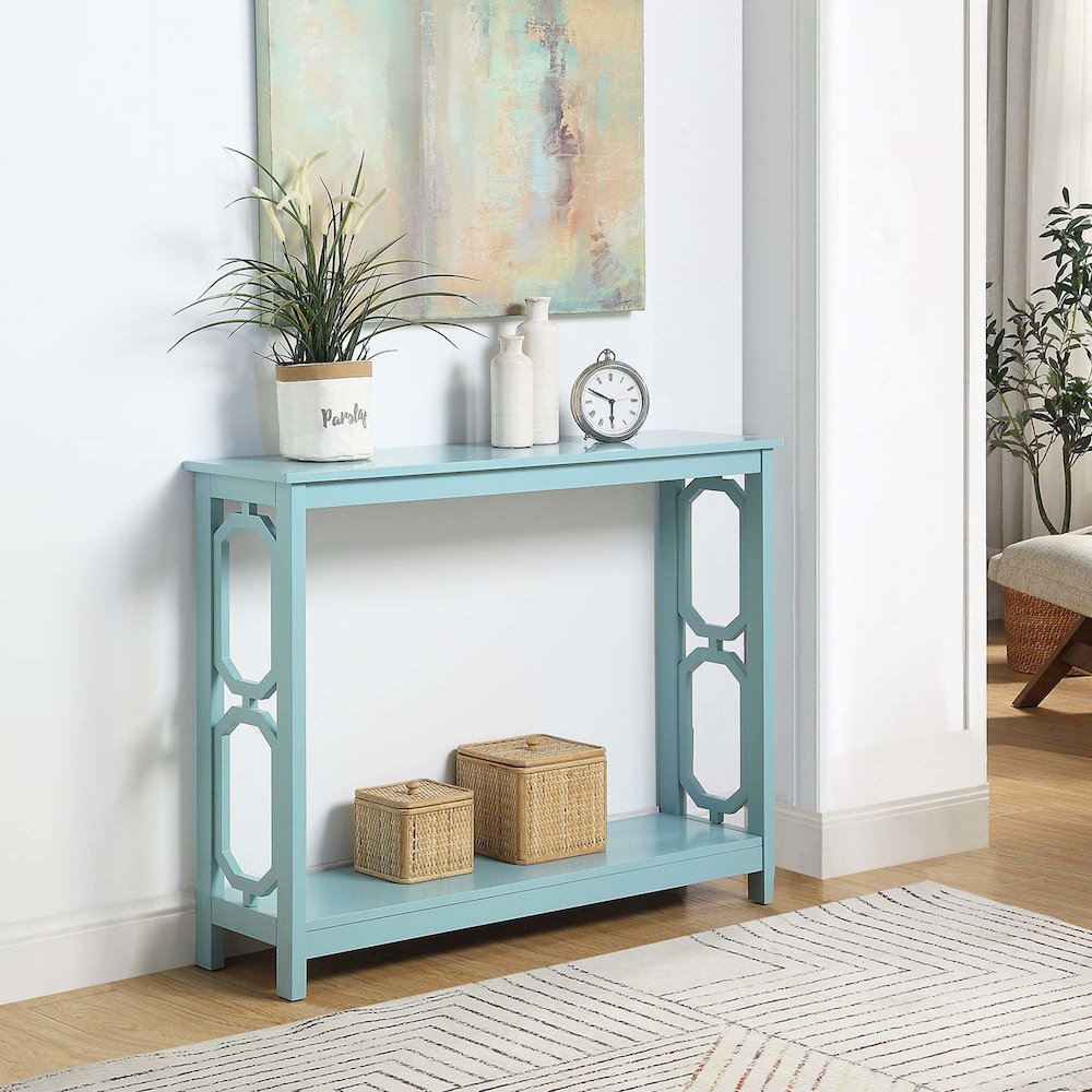 Omega Console Table, Seafoam. Picture 2