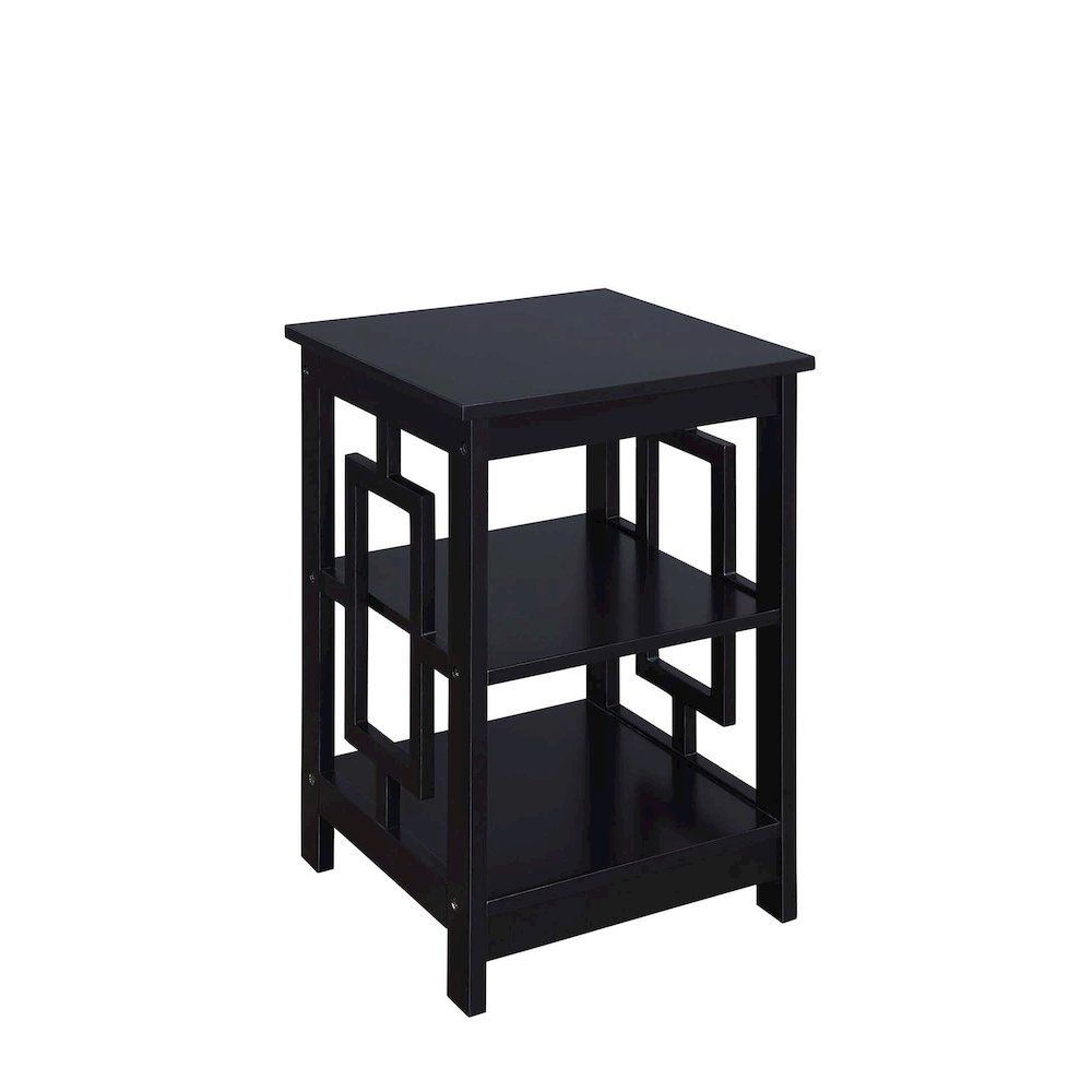 Town Square End Table with Shelves. Picture 1